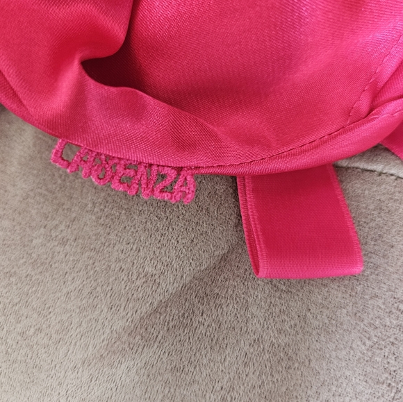 Lasenza lingerie red size medium w/ slit * tie ribbon intimate silk LA SENZA top - Picture 8 of 8